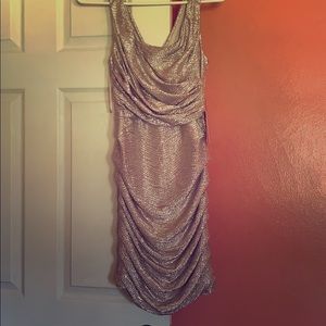 Express rose gold dress brand new!